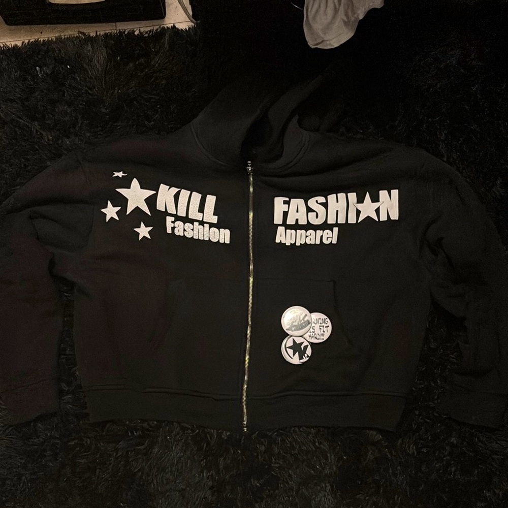 Zipped up jacket